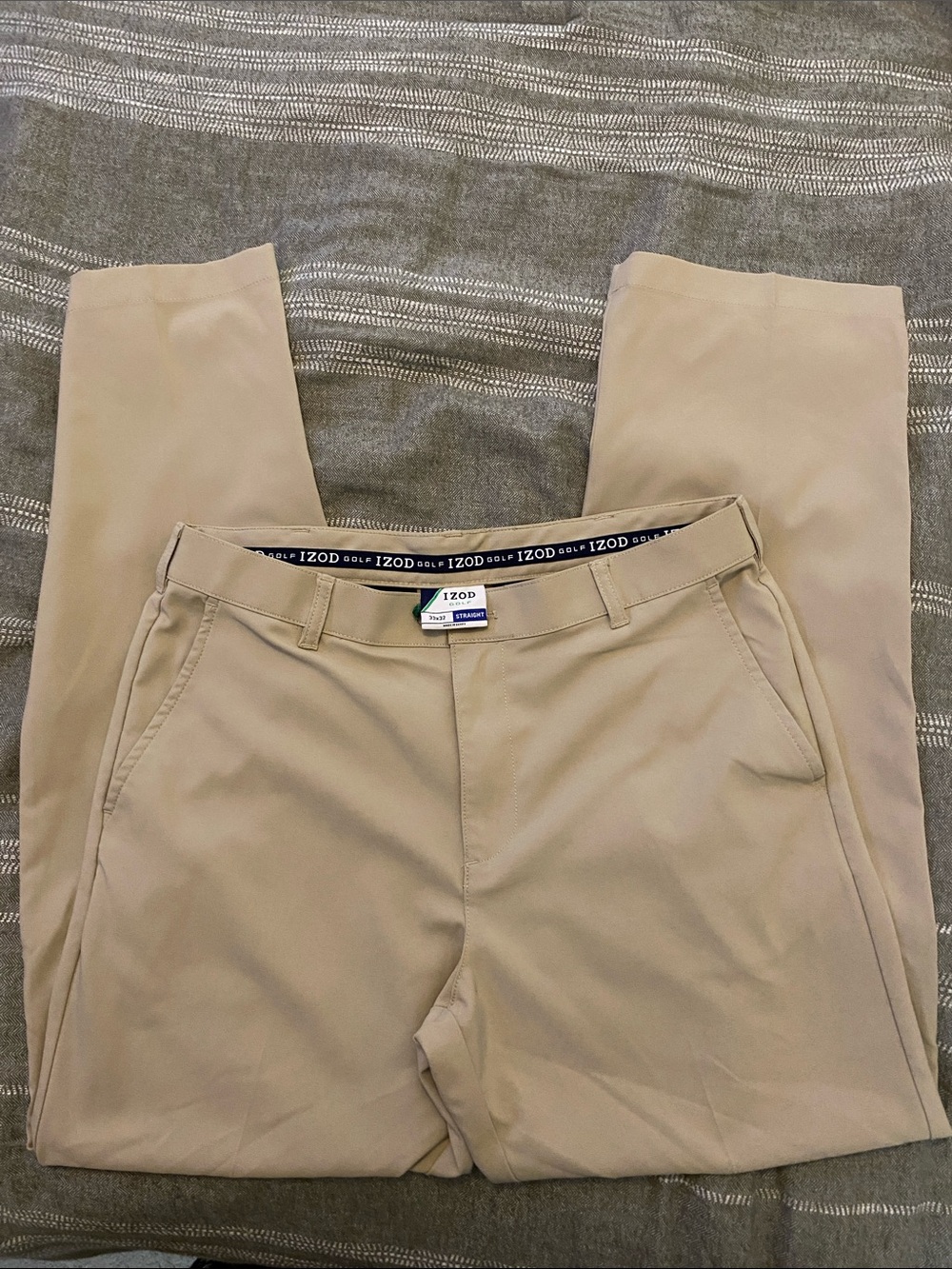 Izod Men's Light Tan Chino Golf ⛳️ Pants